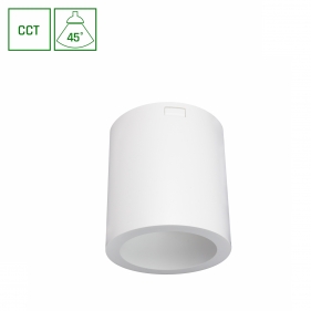 Stropné bodové prisadené svietidlo CHLOE COMPLETE 7W/560lm valcové (biela pieskovaná), CCT Obrázok pre Stropné bodové prisadené svietidlo CHLOE COMPLETE 7W/560lm valcové (biela pieskovaná), CCT