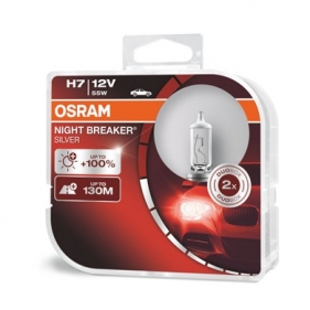 Obrázok pre OSRAM Autožiarovka H7 Night Breaker Silver DUO BOX +100% svietivosti