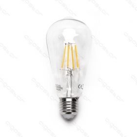 Obrázok pre LED žiarovka E27 4W/470lm , ST64 LED vlákno , Teplá biela