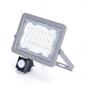 Obrázok pre LED reflektor 30W/2450lm , so senzorom , Studená biela