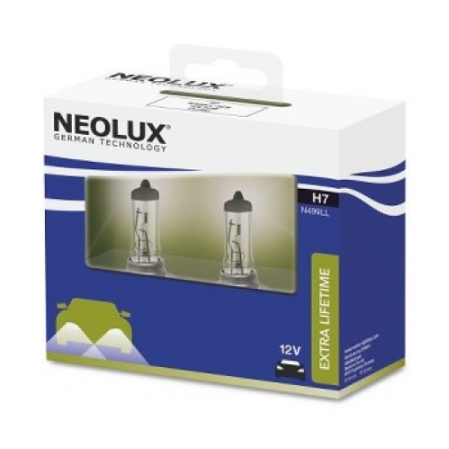 Obrázok pre Neolux Halogénová Autožiarovka H7 , 12V/55W Extra životnosť , 2ks v balení