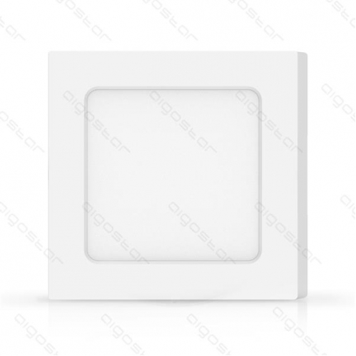 Obrázok pre Led Panel štvorcový biely prisadený 6W/420lm 122mm IK03 Studená biela - Back lit