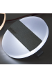 Obrázok pre Schodové svietidlo kruhové KANLUX LIRIA MINI 0,8W/15lm , brúsené striebro , 12V DC , studená biela