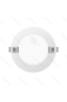 Obrázok pre Led Panel kruhový biely 6W/620lm 118mm IK03 Neutrálna biela - Back lit