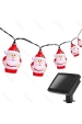 Obrázok pre LED Vianočné osvetlenie - Santa, 10 diód, IP44, solárne - Studená biela