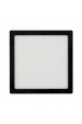 Obrázok pre Led Panel štvorcový čierny prisadený 24W/1920lm 225mm Neutrálna biela