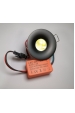 Obrázok pre Led Bodové kruhové svietidlo Spotlight čierne pevné 3W/240lm, 48mm, Studená biela