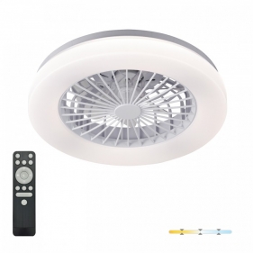 Stmievateľné LED svietidlo s ventilátorom VENTELUX 24W+15W/1550lm , 450mm , CCT , s diaľkovým ovládaním Obrázok pre Stmievateľné LED svietidlo s ventilátorom VENTELUX 24W+15W/1550lm , 450mm , CCT , s diaľkovým ovládaním